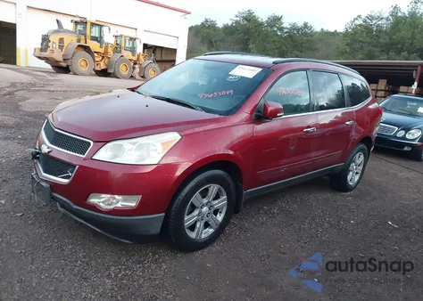2010 Chevrolet Traverse Lt z USA, uszkodzony, nr VIN 1GNLRFED9AJ201447